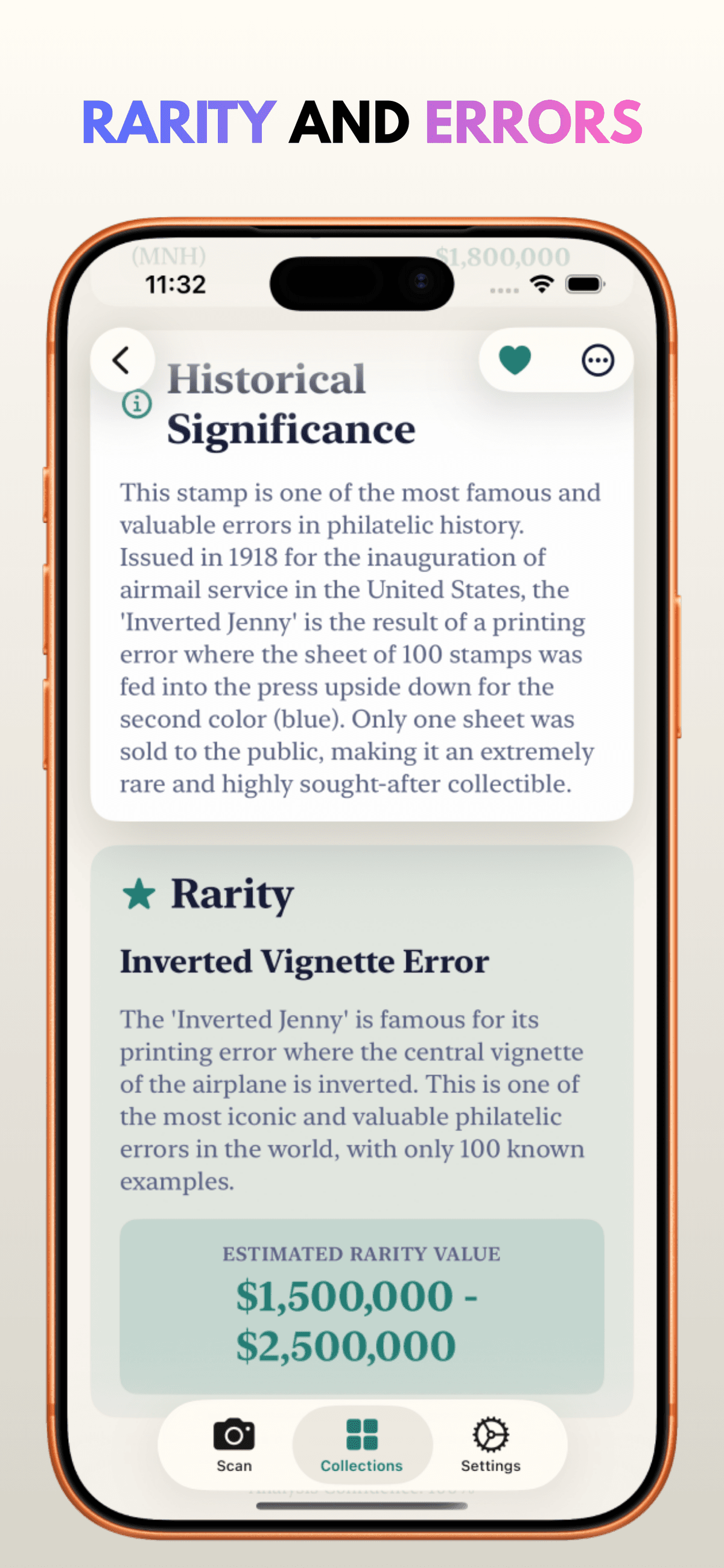 Accurate Stamp Details